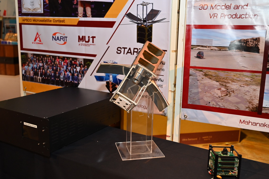 ดาวเทียมขนาดเล็ก Cubesat ผลงานรองชนะเลิศอันดับ 1 ที่ MUT เคยส่งเข้าประกวด APSCO