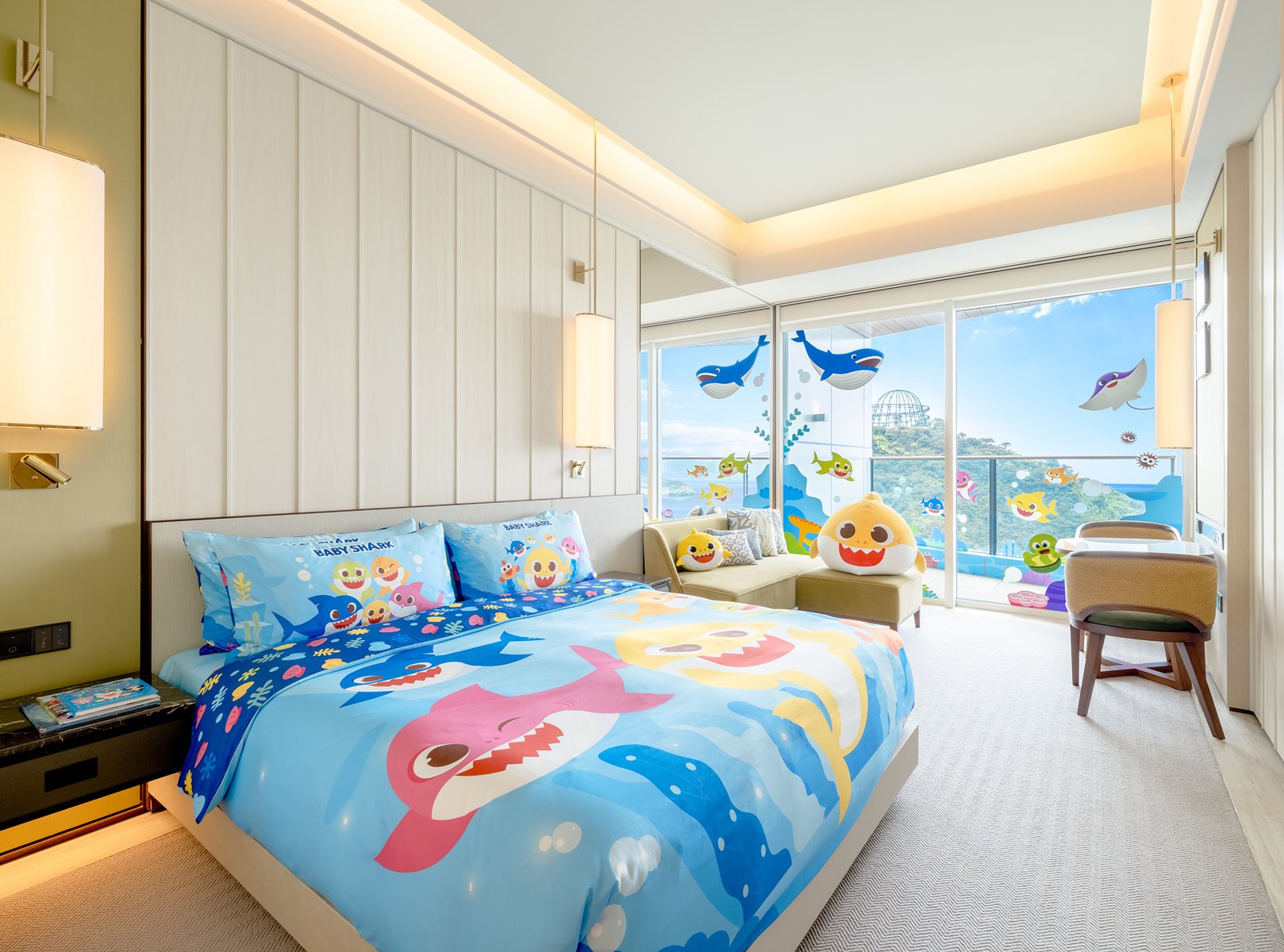 Fullerton OP Hotel Baby Shark themed Balcony Oceanfront Room Credit Required 0