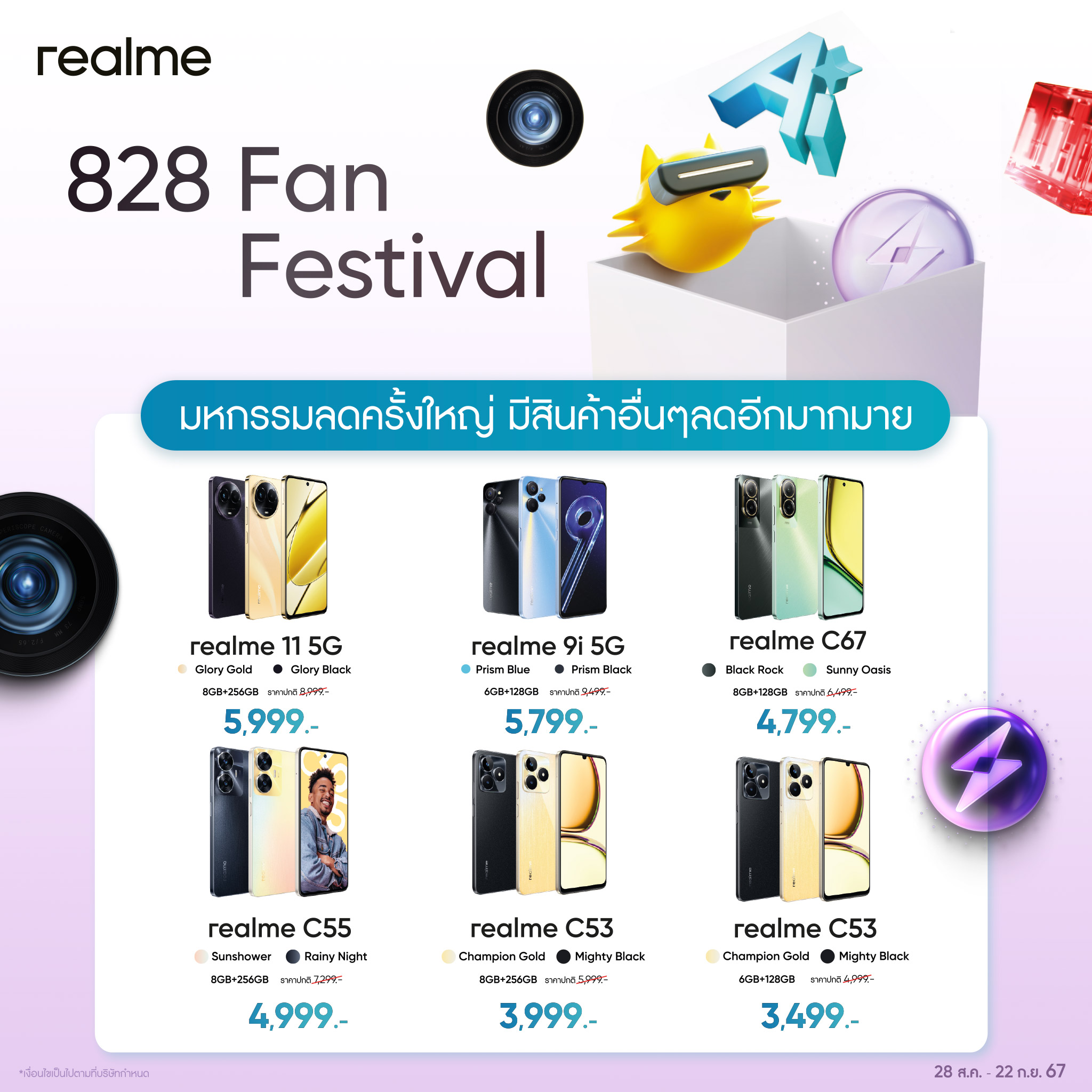 ภาพประกอบข่าวประชาสัมพันธ์ 828 Promotion 4 0